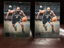 2020-21 Panini Chronicles Panini Green James Harden #135 & Base Nets