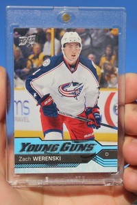 2016-17 Zach Werenski Upper Deck Young Guns #224 Rookie RC Columbus Blue Jackets