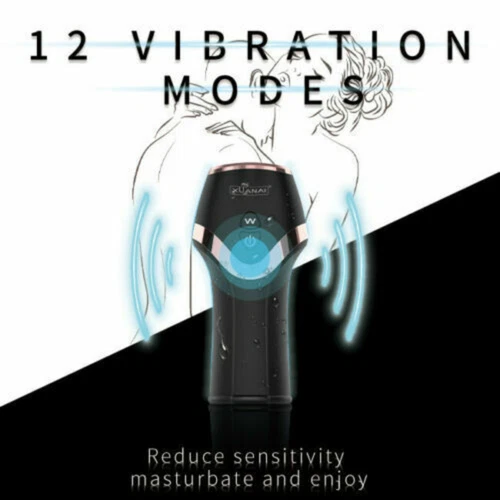  Male-Automatic-Masturbator-Electric-Pump-Training-Toy-For-Men Use Lubricant US - Picture 3 of 10