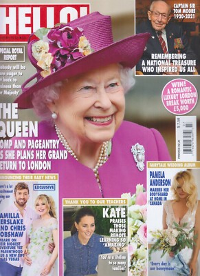 THE QUEEN POMP & PAGEANTRY HELLO! MAGAZINE FEBRUARY 15 2021