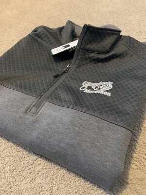 NWT Storm Creek Diamond Fleece  Pullover Grandma s Marathon 2024 Mens XL