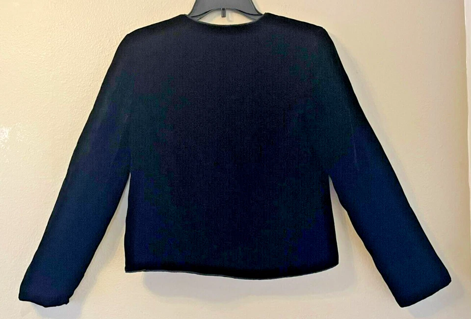 1950's Era NV Jacket Size 10 Black Vintage Excellent Condition Please Read - Image 2 of 4