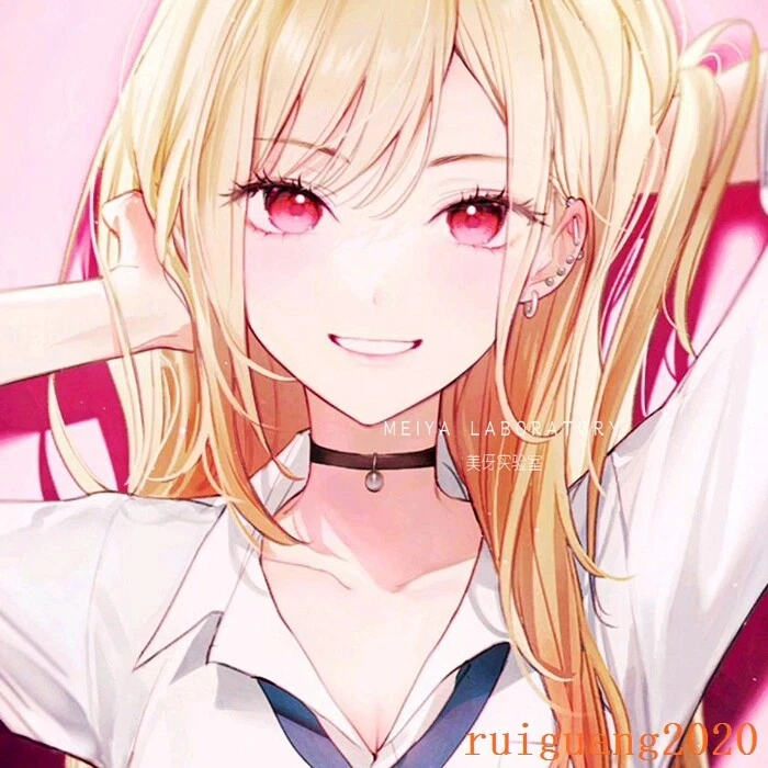 Kitagawa Marin Anime Cosplay JK Leather Necklace Choker Women
