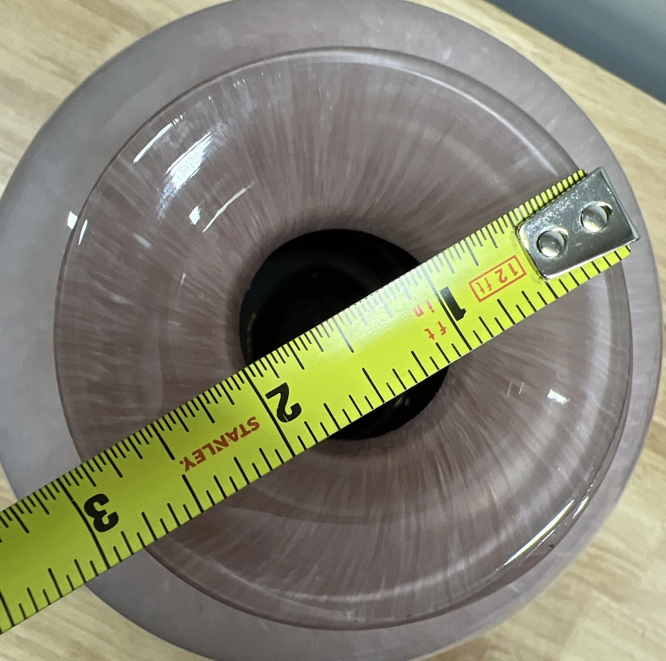 Pier 1 Imports Vase Blown Glass Pink Brown Purple Large 16” Tall - Bild 4 von 4