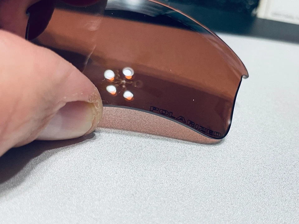 G1N sin etiquetas Oakley Flak Jacket 10 XLJ VR28 Negro Iridio Juego de lentes polarizadas Foto 3 de 4