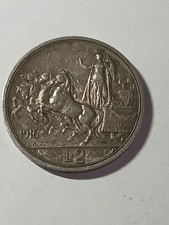 Moneta Argento 0,835 V.emanuele Ill - 2 Lire 1916 - 10gr - 27mm 