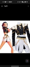 Kpop Demon Hunters Zoey Golden Black Dance Outfit Cosplay Costume, size 130