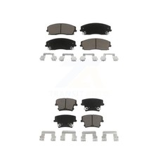 Front Rear Ceramic Brake Pads Kit For Dodge Charger Chrysler 300 Challenger