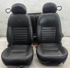 99-04 Ford Mustang Gt Coupe Black Leather Seats Sn95 4th Gen Mk4 Oem