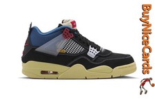 2020 Air Jordan Retro 4 Union off Noir DC9533-001 Size 13 New with Box