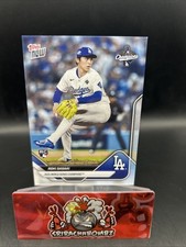 2025 Topps Now World Series Champions Dodgers Rookie RC ROKI SASAKI #WS-14