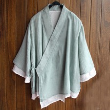 Chinese Style Womens Loose Cotton Linen Shirts Tops Blouse Long Sleeve Hanfu