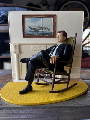 1965 Auroa JFK SITTING IN ROCKING CHAIR MODEL