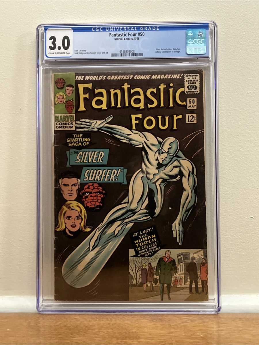 Fantastic Four #50 CGC 3.0 1966 Silver Surfer, Galactus, Lee