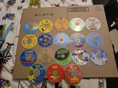 PC Computer Mixed Game Lot Of 18 Children s Kids Educational Learning - Misc