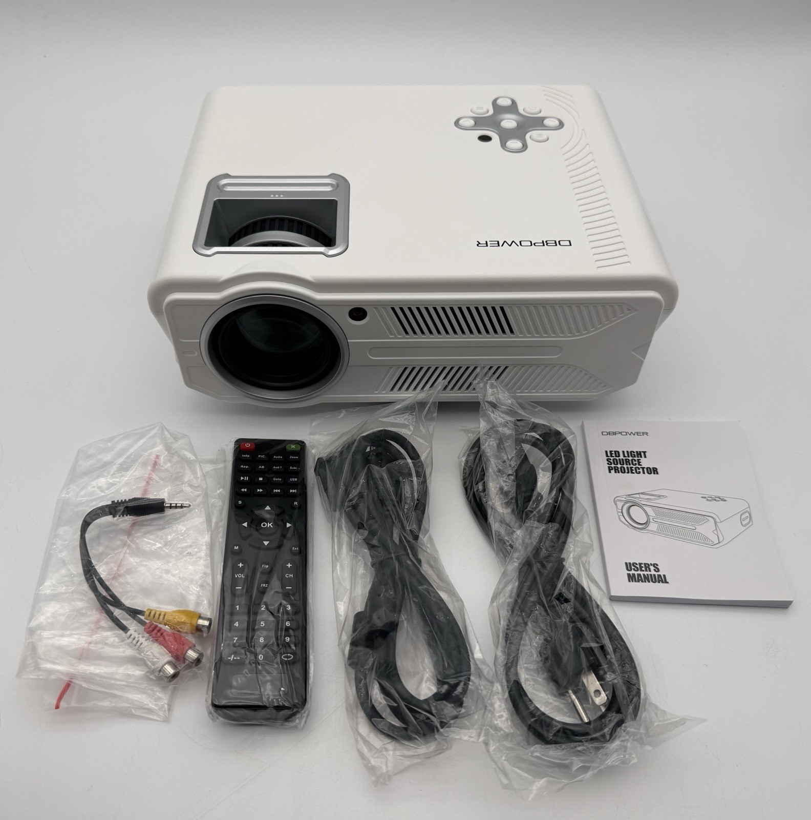 Dbpower Rd 819 Projector 3200 Lumens LCD Video Projector Multimedia ...