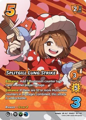 1X-Splitgill Lung Strike - Alternate Art-MHA07-Girl Power-Universus