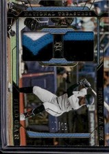 2022 Panini National Treasures #FG-BC Bryan De La Cruz Field Gear Duals #/25