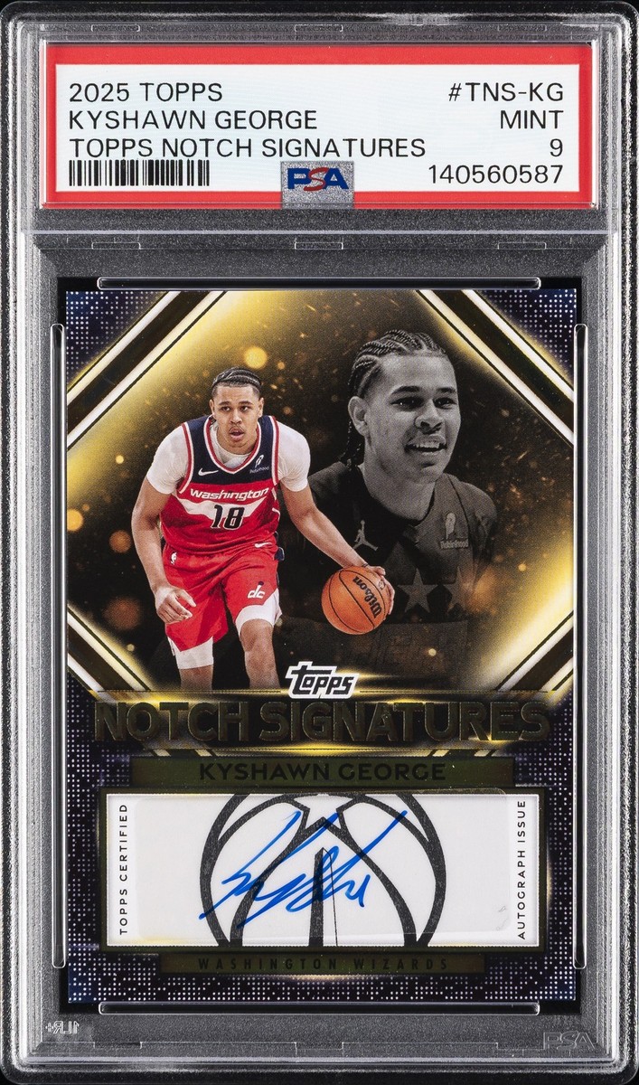 2025-26 Topps - Topps Notch Signatures Kyshawn George #TNS-KG (AU