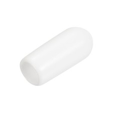 uxcell 15pcs Rubber End Caps 6mm ID Vinyl Round Cap Cover 6mm, White