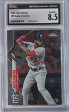 Topps 2020 Chrome Randy Arozarena #49 RC St. Louis Cardinals CGC 8.5