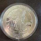 1916-1991 75th Anniv Walking Liberty Half Dollar 16AVDP OZ 999 Silver Round #612