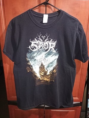 Saor Tour Shirt Size L Black Metal Folk Metal agalloch winterfylleth panopticon
