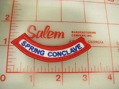 OA Lodge 25 NACHA TINDEY collectible Spring Conclave segment patch (bO)