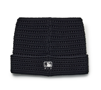 MLB Korea Summer Crochet Meow Cat Beanie Hat NY Yankness Casual