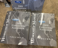 2009 Ford Expedition Navigator Shop Manual Set Vol 1 2 Wiring Oem Service 2009 Ford Expedition Navigator Shop Manual Set Vol 1 2 Wiring Oem Service