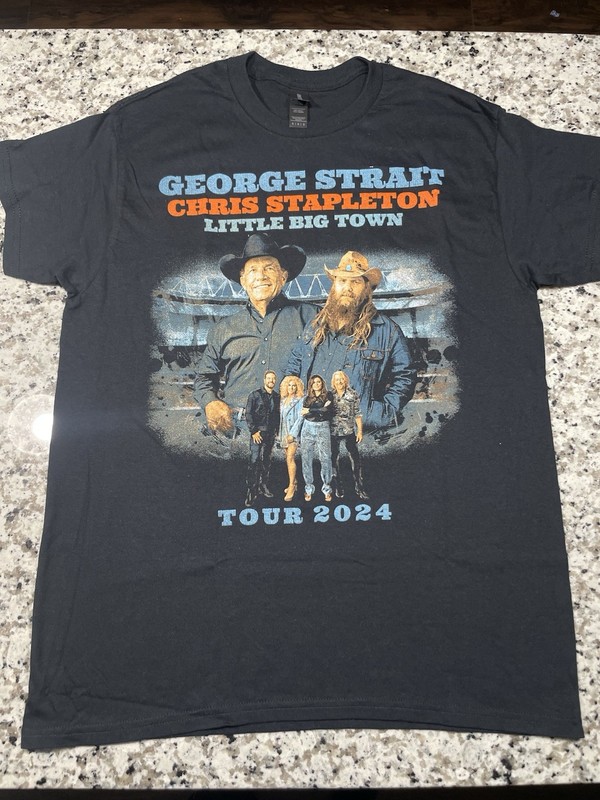 George Strait & Chris Stapleton 2024 Stadium Tour T-Shirt