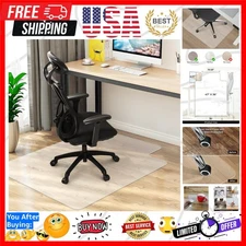 Office Chair Mat for Hard Wood Floors 36"x47" Heavy Duty Floor Protector Easy...