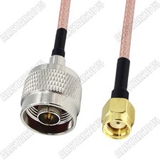 N Male Plug to RP-SMA Male Female Pin Connector RF Pigtail Coax Cable RG316