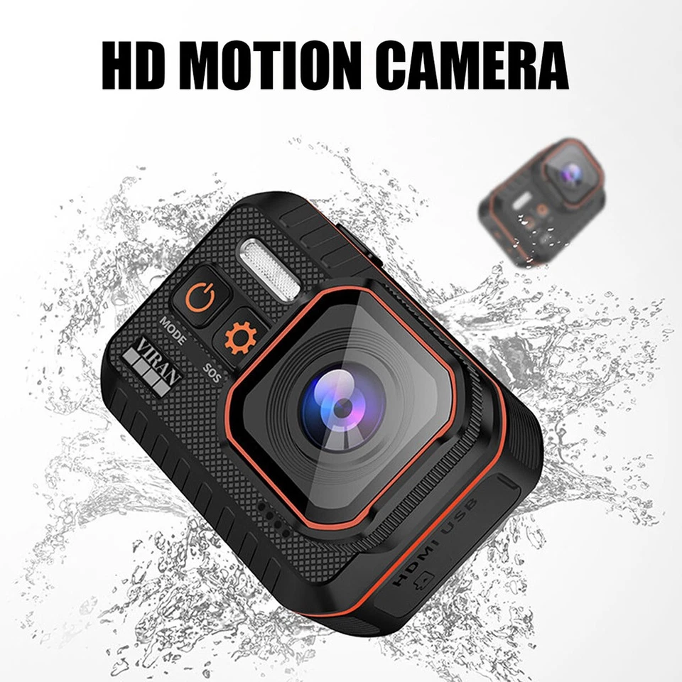 1X Actionkamera 4K 60FPS WiFi HD1080P Sportkamera Wasserdicht 170° Fernbedienung - Bild 4 von 4