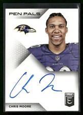 2016 Donruss Elite #PP-CM Chris Moore Pen Pals Autographs Auto