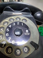 Telefono nero a disco  anni '50 SAFNAT Milano
