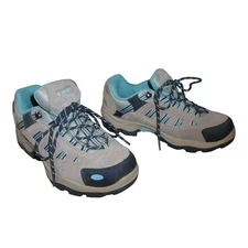 HI-TEC Women's Bandera Low WP Hiking Shoes Taupe/Dusty Mint Size 10