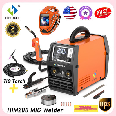 4IN1 MIG Welder 110V/220V Inverter Gasless Lift TIG MMA Welding Set US STOCK