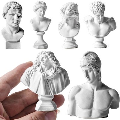 Berühmte Skulptur Gips Büste Statue Griechische Mythologie Figur Gips Portraits -