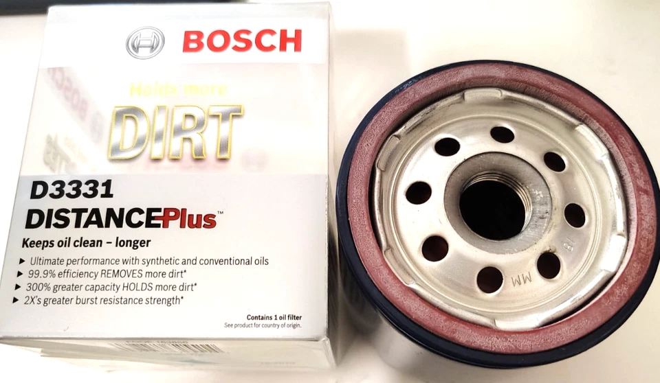 Filtro de óleo BOSCH D3331 Distance Plus alto desempenho - Imagem 2 de 2