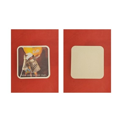 Leffe 2 Flaschen Brauerei Bierdeckel Beermat