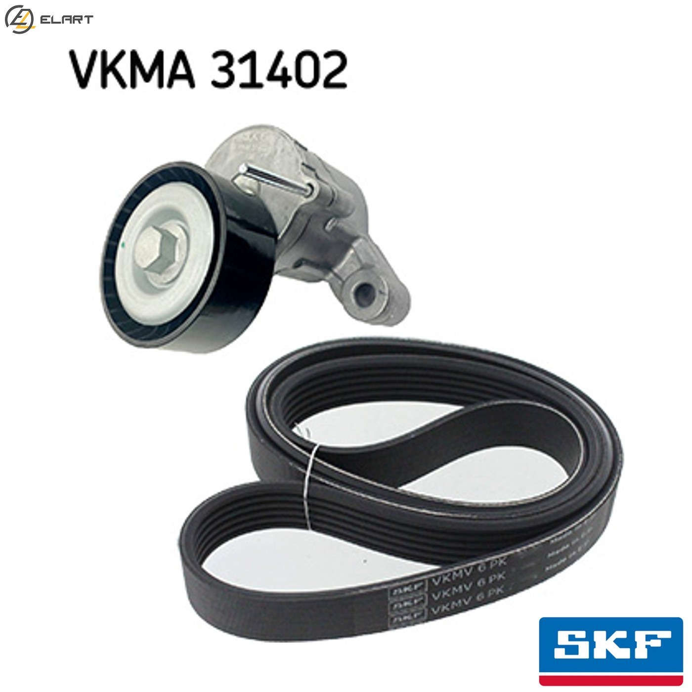 VRIBBED BELT SET VKMA 31402 FOR SKODA VW POLO/Van SEAT IBIZA/IV/ST/SC TOLEDO A1