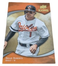 2009 Upper Deck Icons #13 Brian Roberts Baltimore Orioles MLB Baseball Card (P6