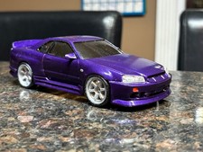 KYOSHO Mini-Z Body Nissan Skyline GTR R34 1/28 Drift Garage Hiro Midnight Purple