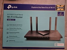  NEW- TP-Link AX1800 WiFi 6 Router V4 Archer AX21 Dual Band Wireless