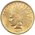 1907 $10 Indian Gold Eagle * NO MOTTO * PCGS MS63 - Absolutely Beautiful!