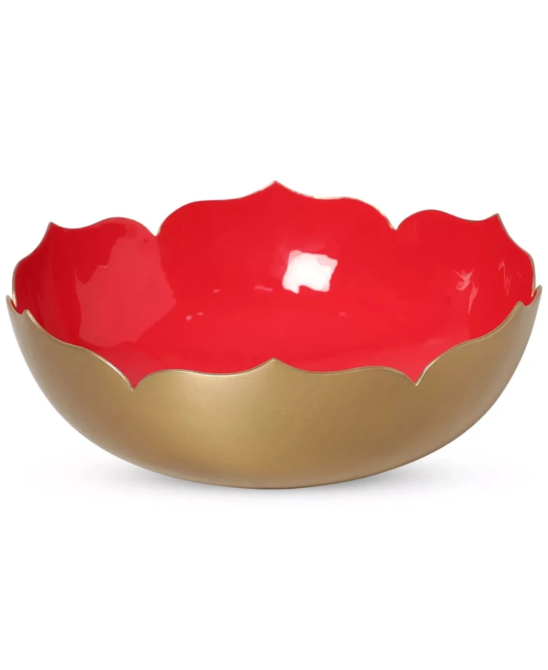 New Holiday Lane Lunar New Year Red & Gold Serve Bowl - Image 2 of 4
