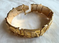 Goldamband "Carrara" v. Lapponia/Björn Weckström 585er/14ct 59g 19cm Zertif./Re.