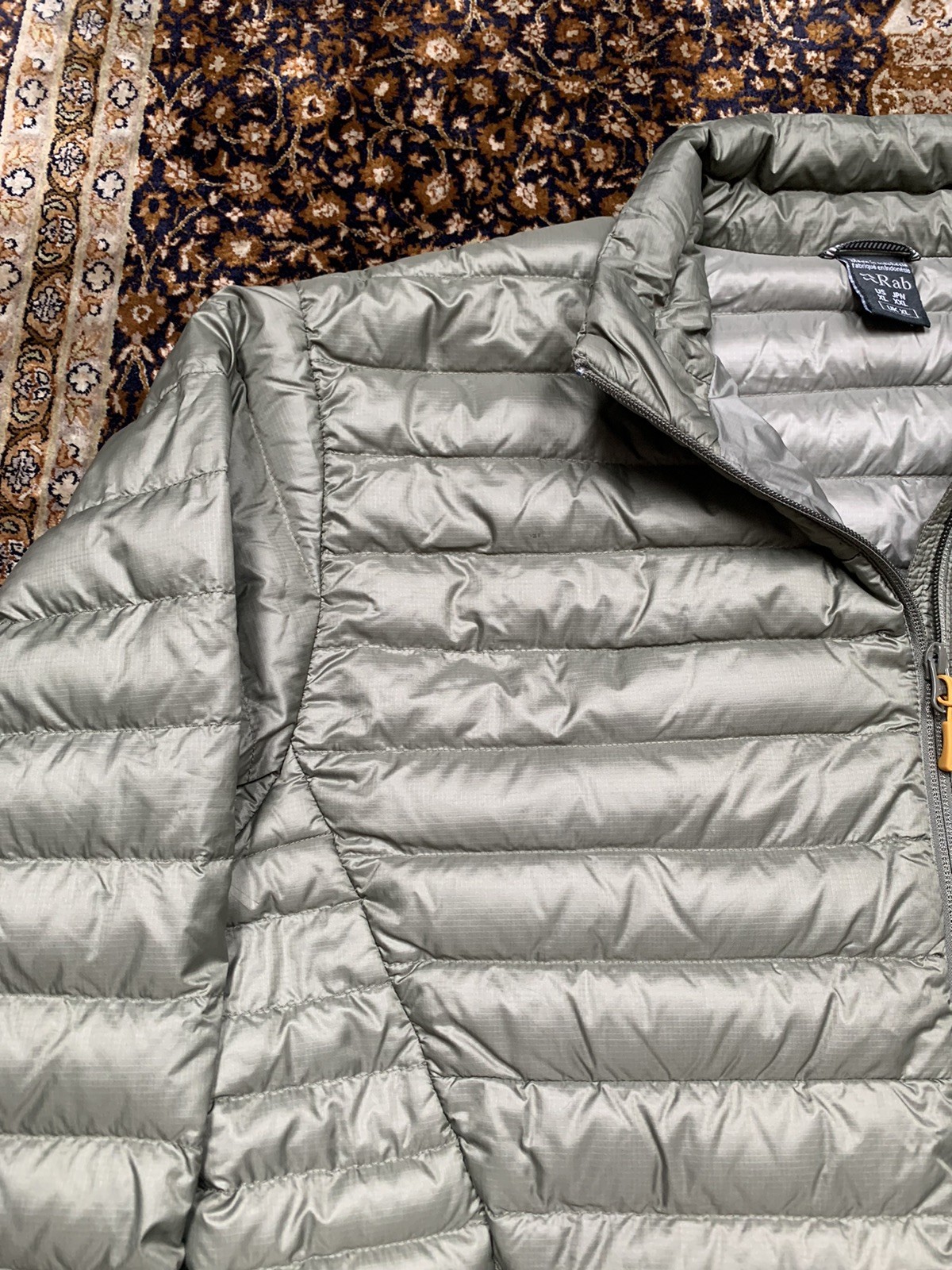 Rab Microlight Down Puffer Jacket Full Zip Pertex… - image 6