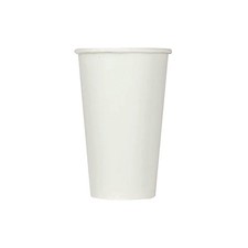 Karat CKCP16W 16 oz. Double Poly Paper Cold Cups - White (1000/Carton) New